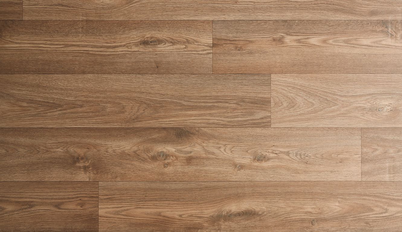 Sol vinyle rouleau TEXMARK , Bois chêne brun, rouleau 4.00 m