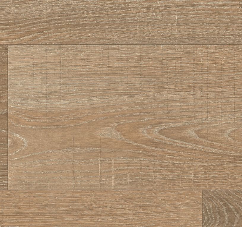 Sol vinyle rouleau TEXMARK , Bois scié naturel, rouleau 4.00 m