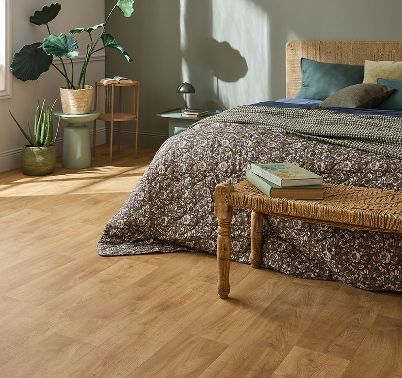 Sol vinyle rouleau COSMOLIKE , Bois chêne prestige, rouleau 4.00 m