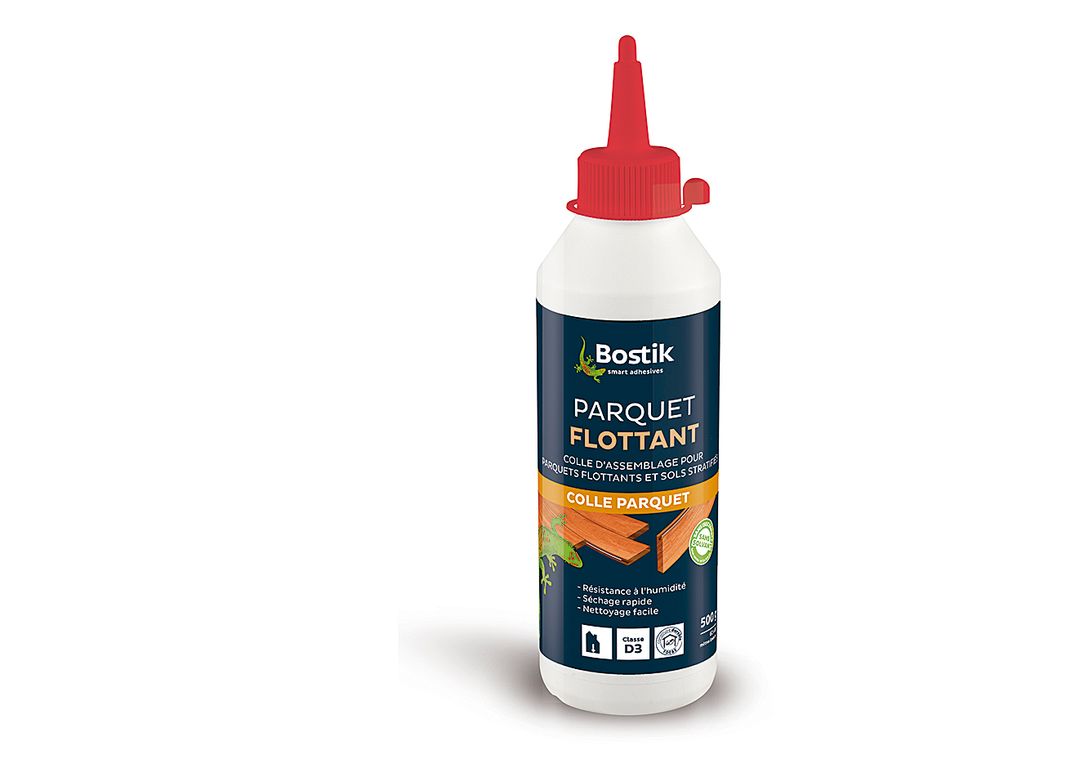 Colle Bostik COLLE PARQUET, pour sols Parquet, pour parquet flottant, 0.50 kg