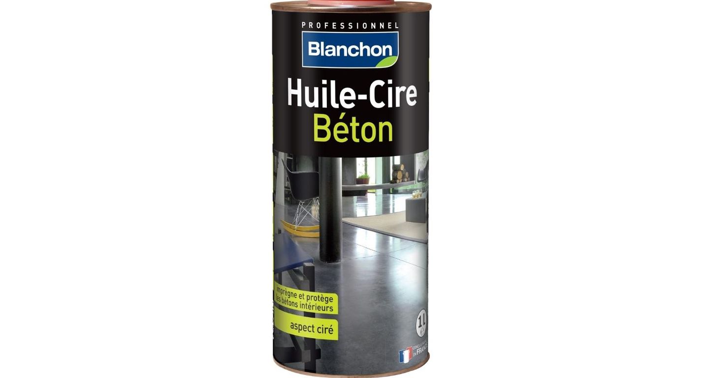 Huile  HUILE CIRE, , Béton, mat, 0.86 L