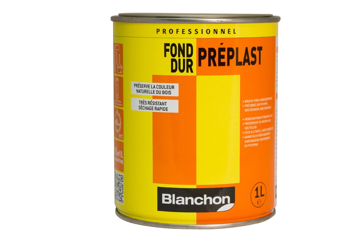 Primaire  FOND DUR, pour rénovation parquets, incolore, , 0.84 L