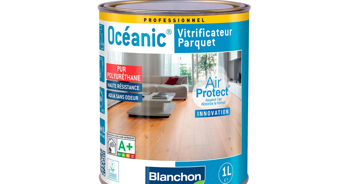 Vitrificateur  OCEANIC, PARQUET, 1L , satiné, 1.00 L