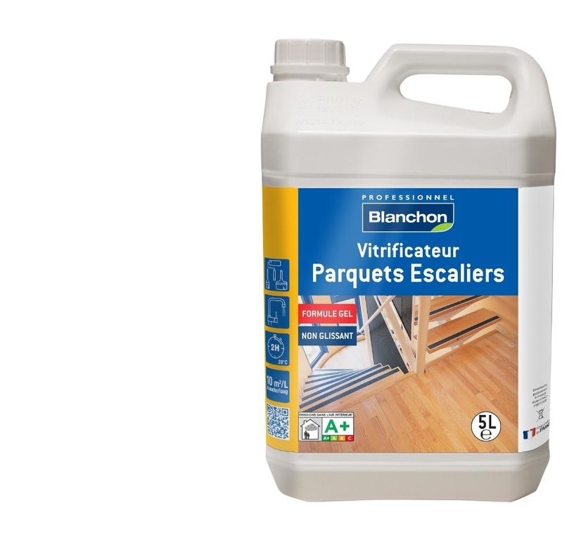 Vitrificateur  VITRIFICATEUR SPECIAL ESCALIER, spécial escaliers, , satiné, 5.15 L