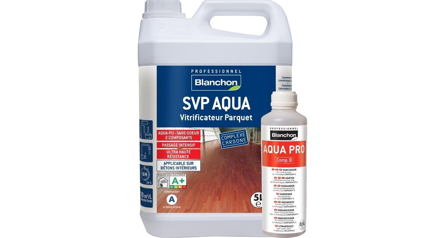 Vitrificateur  SVP AQUAPU, spécial trafic intense, , satiné, 5.23 L