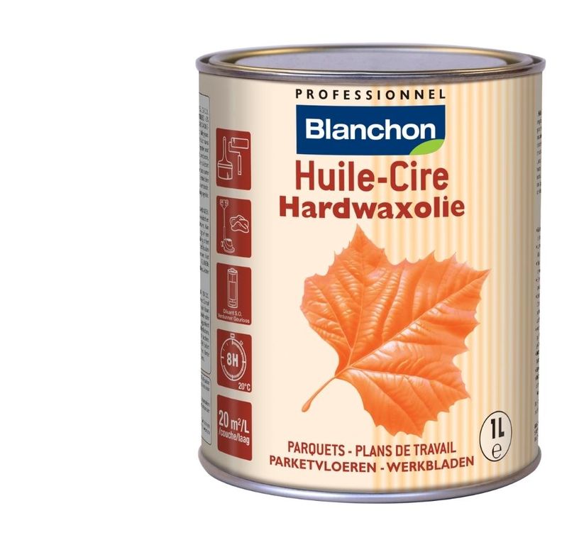 Cire  HUILE CIRE, , Noir, mat, 0.86 L