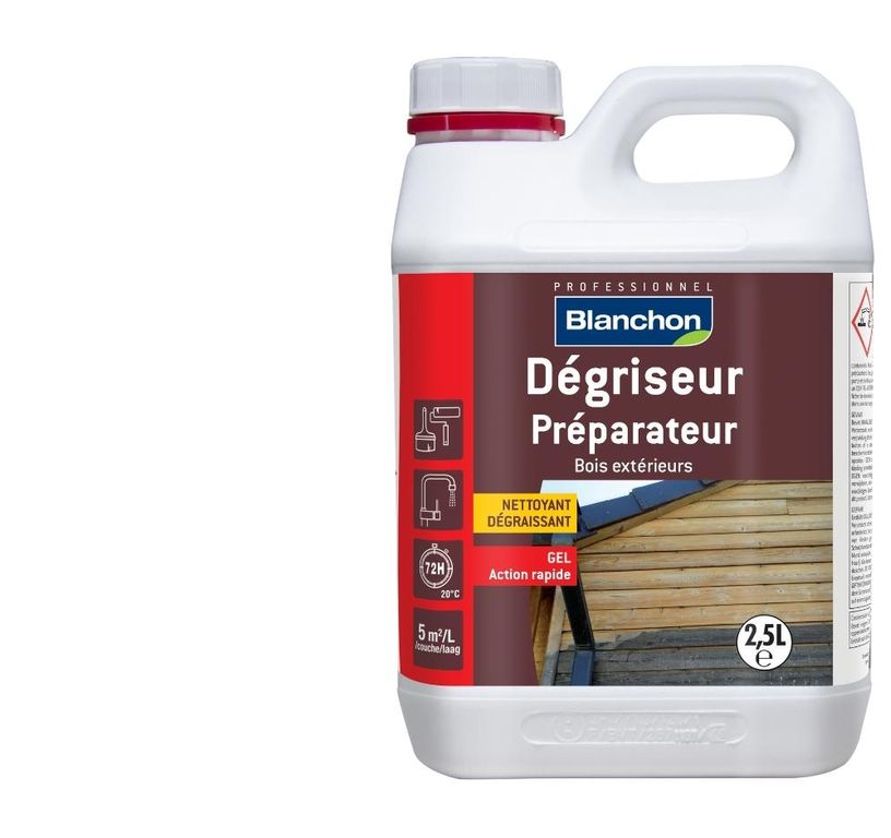 Entretien courant  DEGRISEUR, pour boiseries extérieures, , mat, 2.58 L