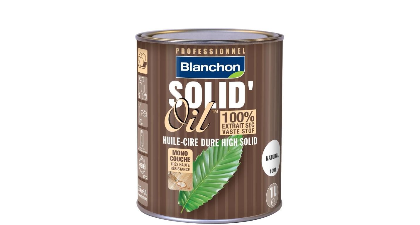 Entretien courant  SOLID OIL, pour parquet huilé, , mat, 1.04 L