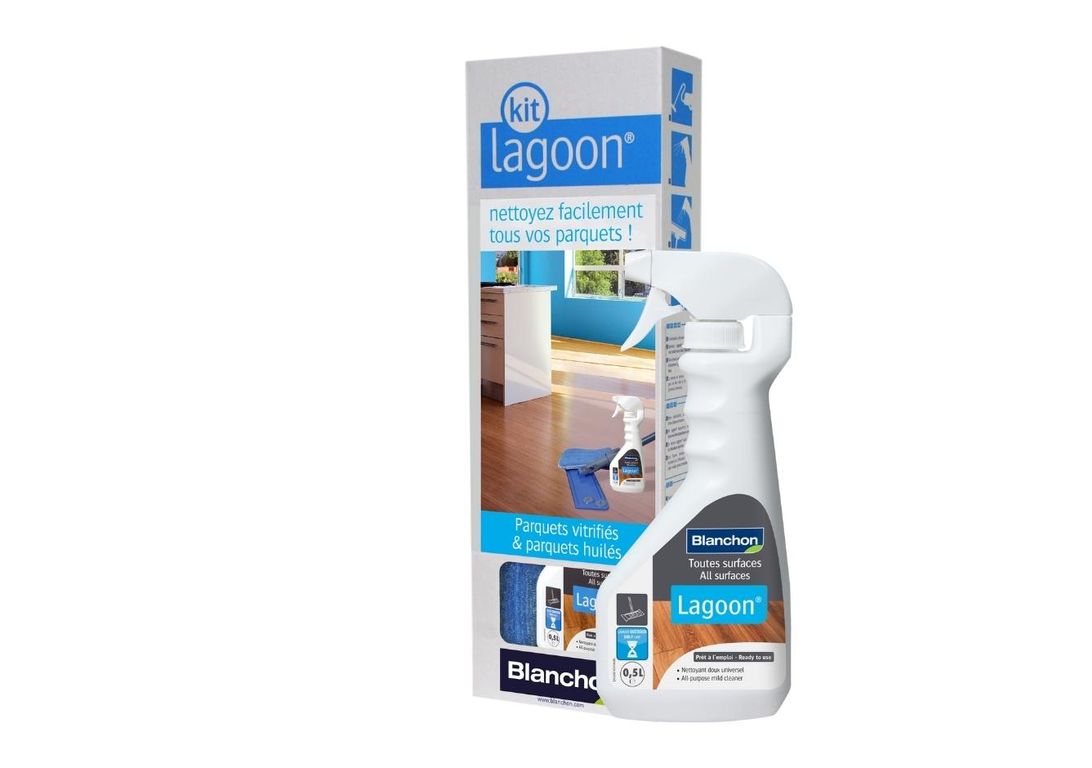 Entretien courant  LAGOON, KIT BALAI, POUR PARQUET , 1.20L, mat, 1.20 L