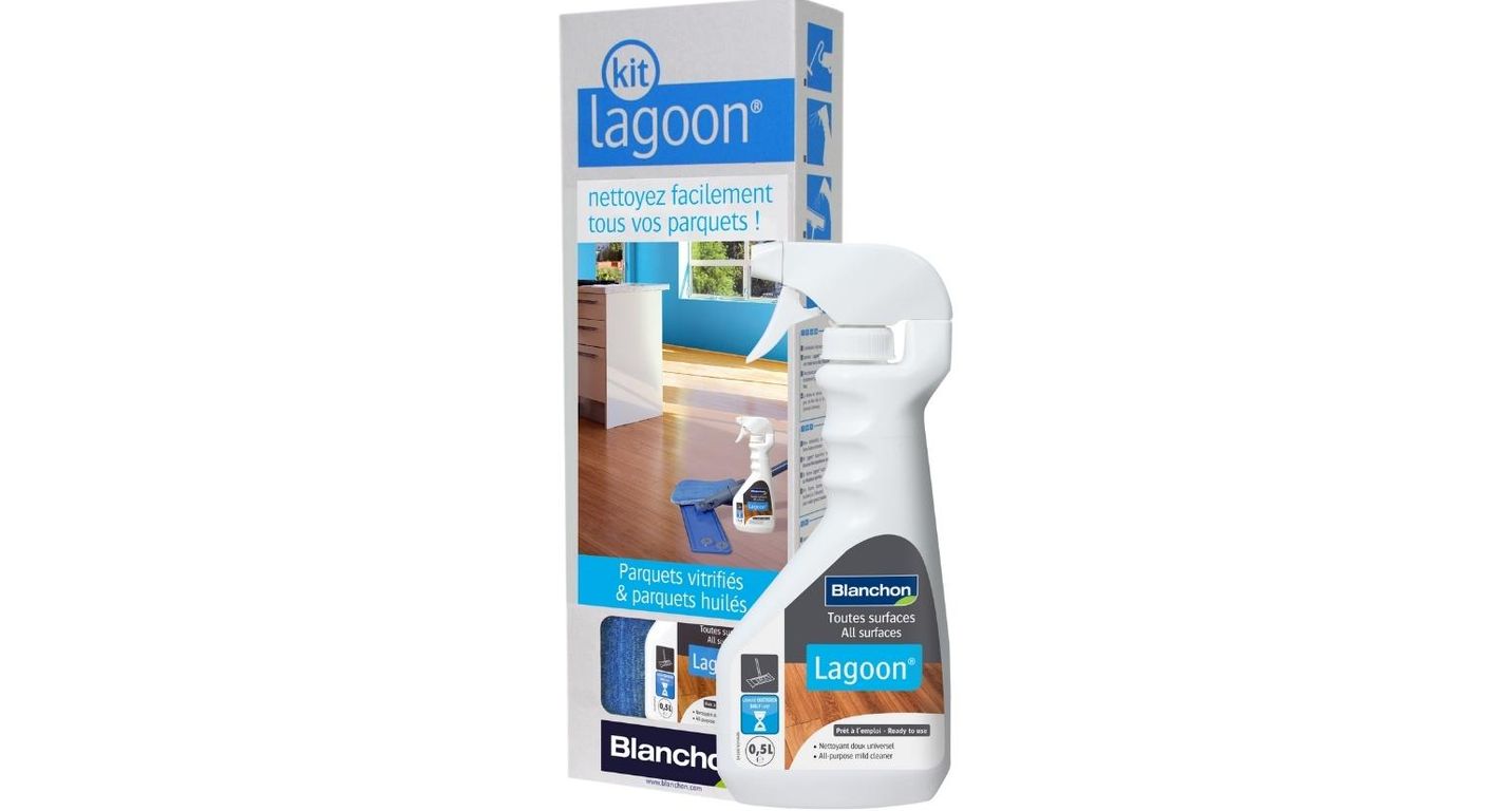 Entretien courant  LAGOON, KIT BALAI, POUR PARQUET , 1.20L, mat, 1.20 L