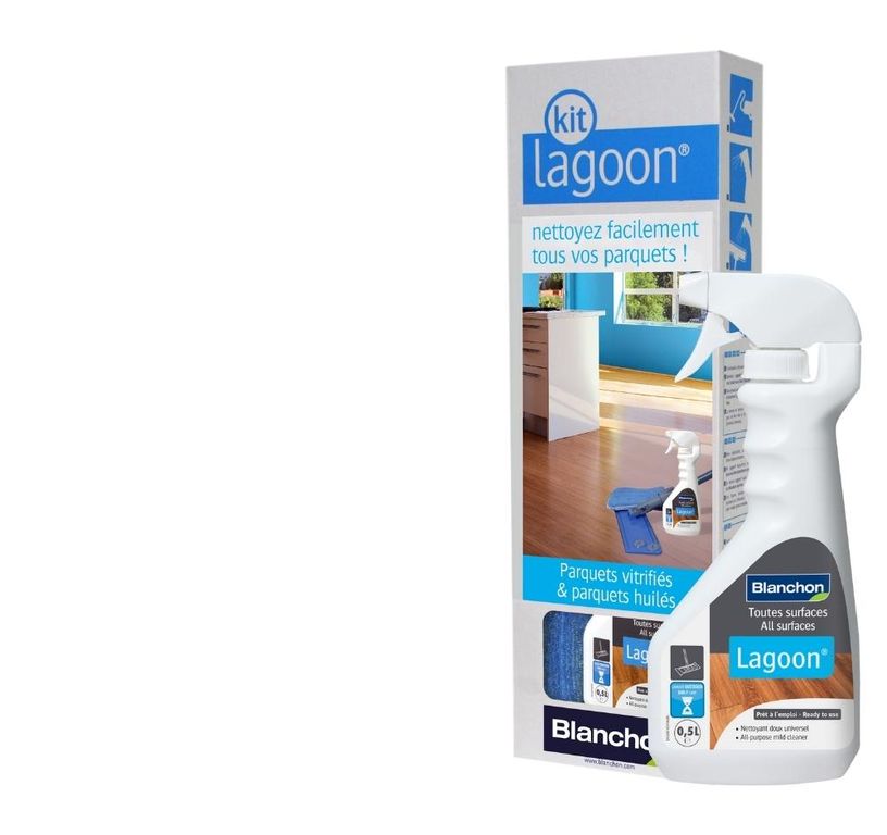 Entretien courant  LAGOON, KIT BALAI, POUR PARQUET , 1.20L, mat, 1.20 L