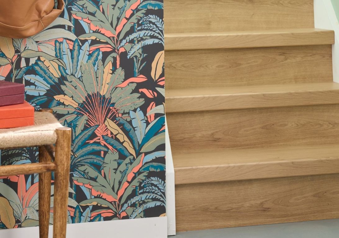 MARCHES 100X2 Lot de 2 marches pour rénovation d'escalier, Bois CHENE NATUREL, l.  x 100.00 cm