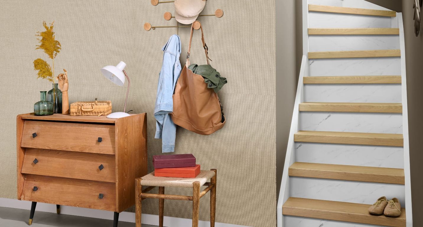 CONTREMARCHES 130X3 Lot de 3 contremarches pour rénovation d'escalier, Carrelage MARBRE BLANC, l. 20.00 x 130.00 cm