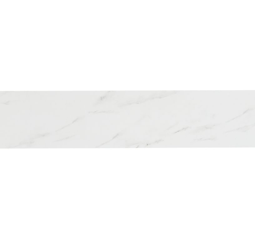 CONTREMARCHES 130X3 Lot de 3 contremarches pour rénovation d'escalier, Carrelage MARBRE BLANC, l. 20.00 x 130.00 cm