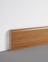 Plinthe  , Mdf placage bois, décor Bois teck, h.8.00 x L. 220.00 cm
