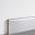 Plinthe  , Mdf placage bois, décor Uni aluminium, h.8.00 x L. 220.00 cm