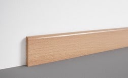 Plinthe  , Mdf placage bois, décor Bois placage , h.8.00 x L. 220.00 cm