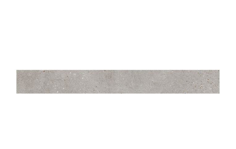 Plinthe carrelage AMIRA GRIS CLAIR PLINTHE, aspect béton 7x60, h 7.00 x L 60.00 cm