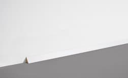 Contre-plinthe à peindre , Mdf, décor Uni blanc, h.1.70 x L. 220.00 cm