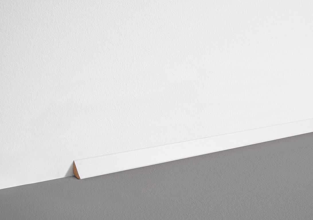 Contre-plinthe à peindre , Mdf, décor Uni blanc, h.1.70 x L. 220.00 cm