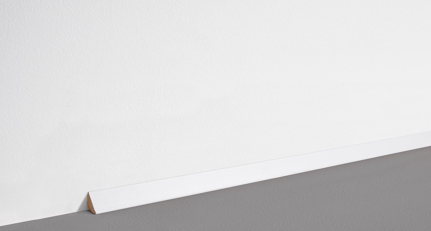 Contre-plinthe à peindre , Mdf, décor Uni blanc, h.1.70 x L. 220.00 cm