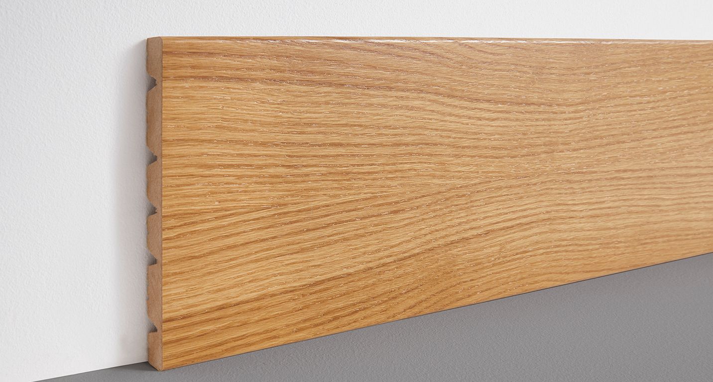 Plinthe délignable  , mdf, décor Bois chêne, h.16.00 x L. 220.00 cm