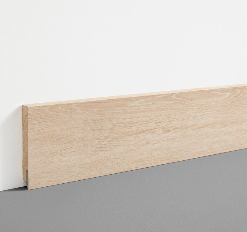 Plinthe  , Mdf, décor Bois doré, h.7.80 x L. 200.00 cm