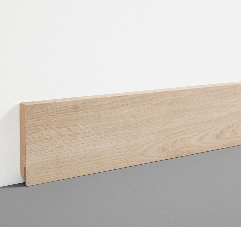 Plinthe  , Mdf, décor Bois marron clair, h.7.80 x L. 200.00 cm