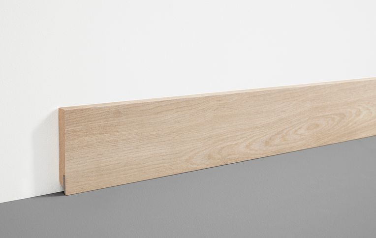 Plinthe , Mdf, décor Bois marron clair, h.7.80 x L. 200.00 cm