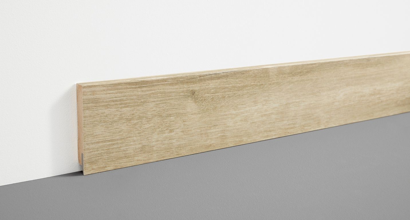 Plinthe  , Mdf, décor Bois chene des , h.7.80 x L. 200.00 cm