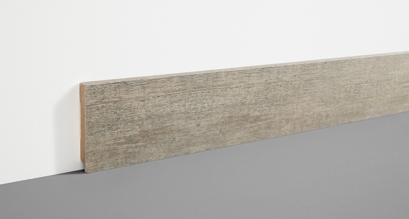 Plinthe  , Mdf, décor Bois chene pecan, h.7.80 x L. 200.00 cm