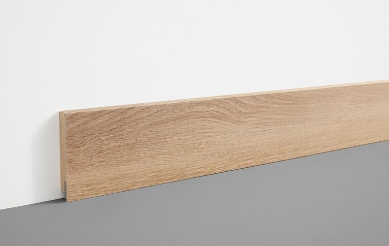 Plinthe  , Mdf, décor Bois nature, h.7.80 x L. 200.00 cm