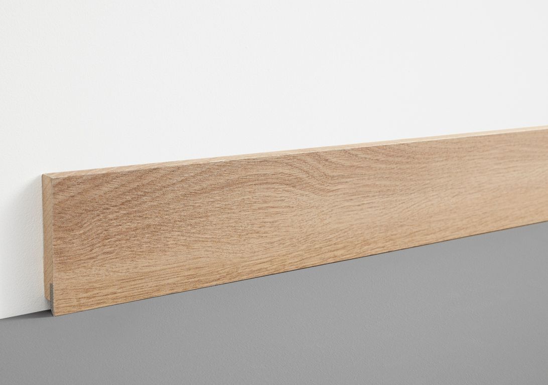 Plinthe  , Mdf, décor Bois nature, h.7.80 x L. 200.00 cm