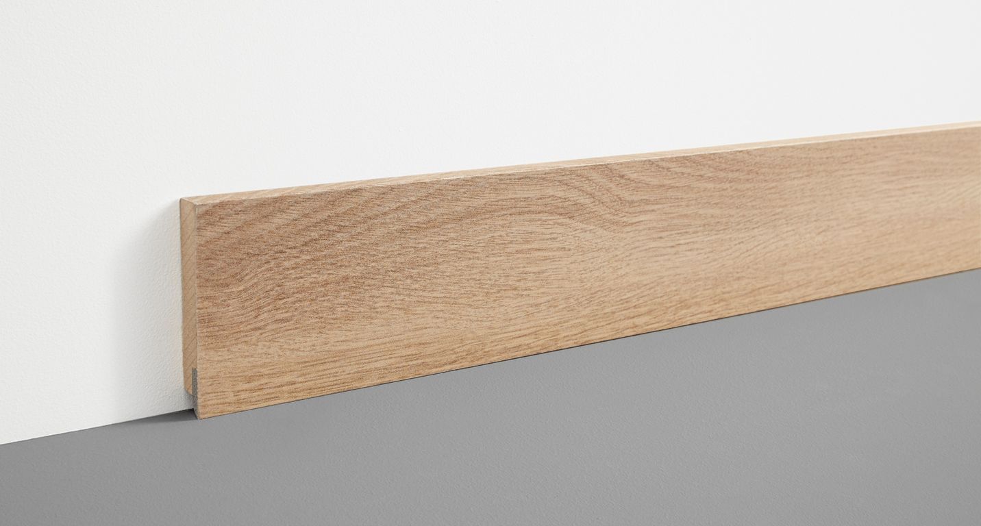 Plinthe  , Mdf, décor Bois nature, h.7.80 x L. 200.00 cm