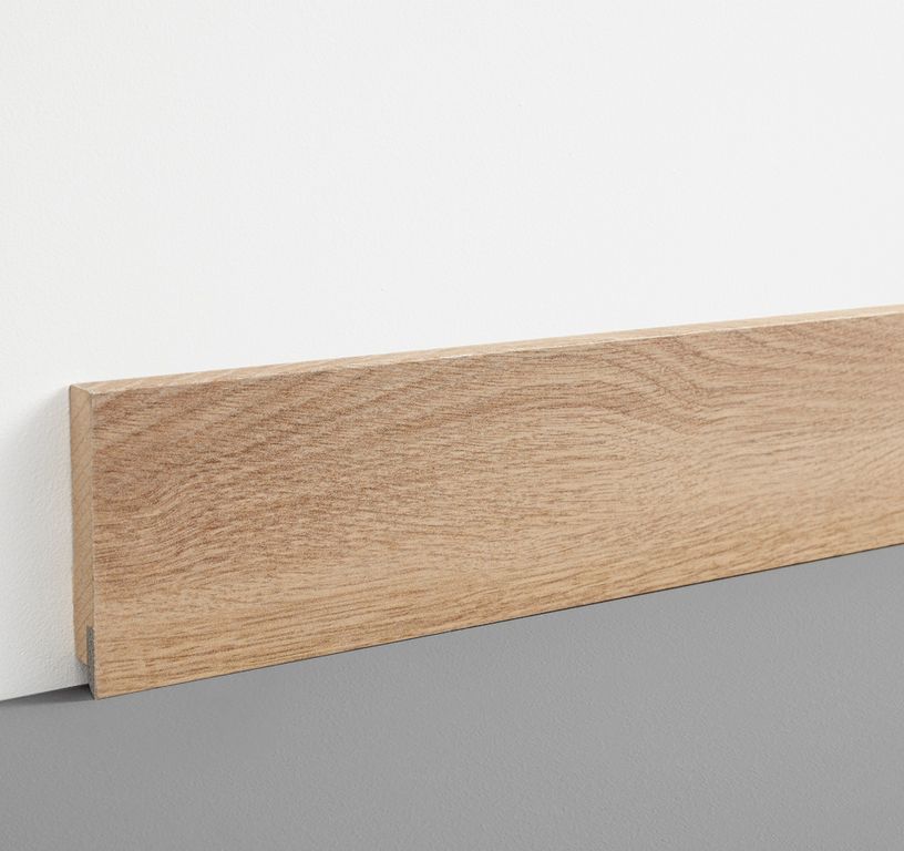 Plinthe  , Mdf, décor Bois nature, h.7.80 x L. 200.00 cm