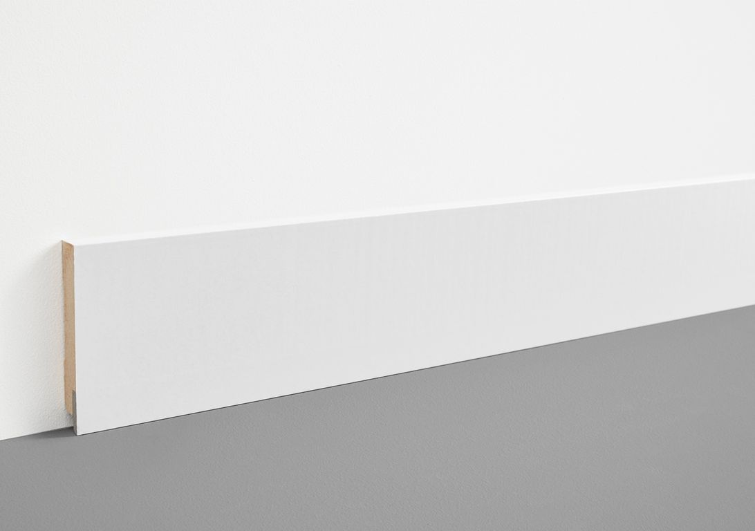 Plinthe  , Mdf, décor Bois blanc, h.7.80 x L. 200.00 cm