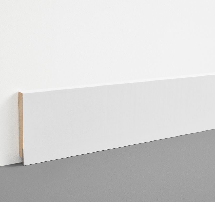 Plinthe  , Mdf, décor Bois blanc, h.7.80 x L. 200.00 cm