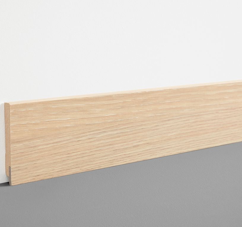 Plinthe  , Mdf, décor Bois pur, h.7.80 x L. 200.00 cm