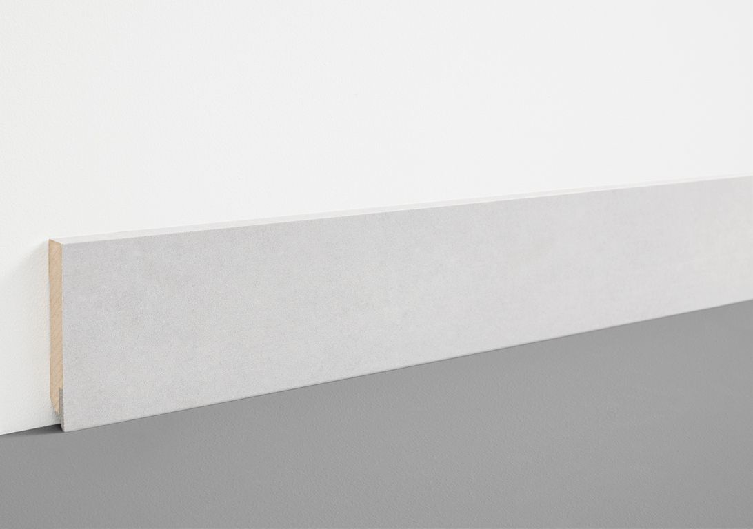 Plinthe  , Mdf, décor Béton beton clair, h.7.80 x L. 200.00 cm