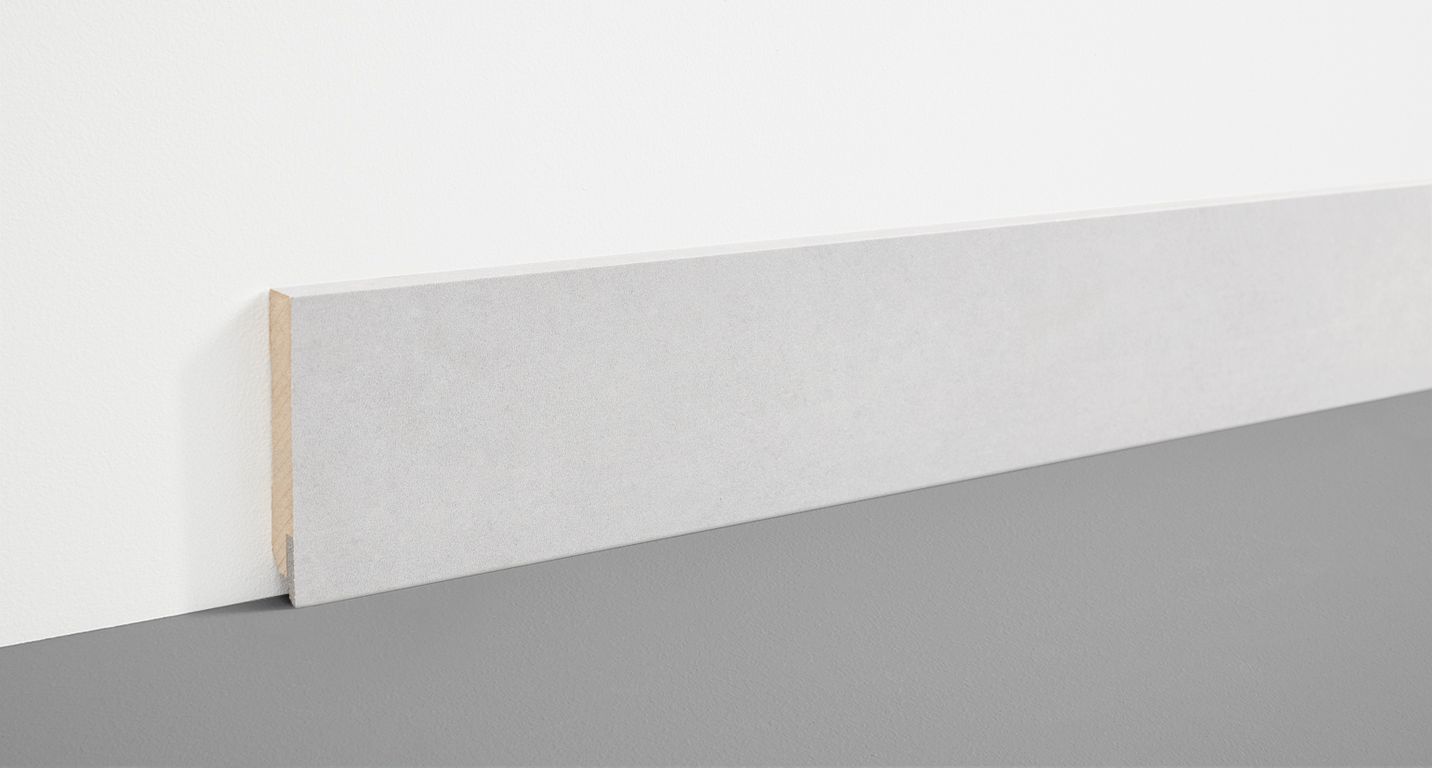 Plinthe  , Mdf, décor Béton beton clair, h.7.80 x L. 200.00 cm