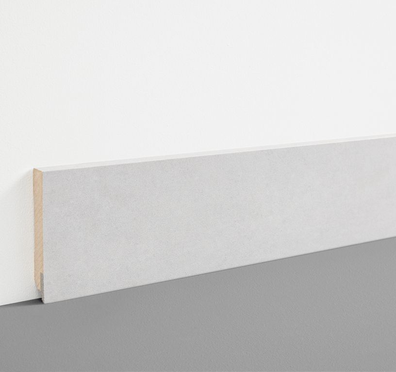 Plinthe  , Mdf, décor Béton beton clair, h.7.80 x L. 200.00 cm