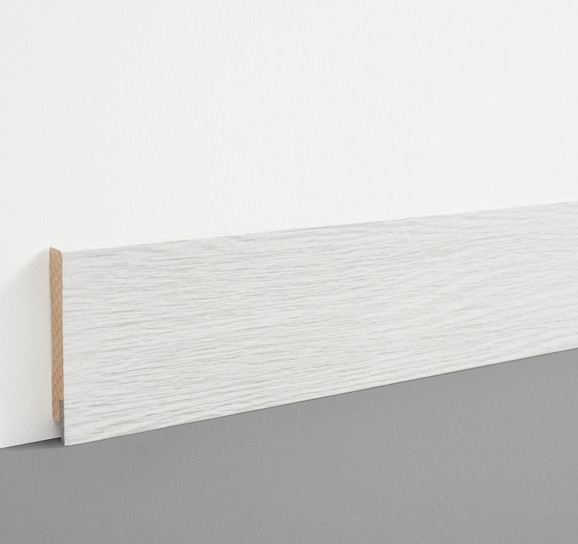 Plinthe  , Mdf, décor Bois flocon, h.7.80 x L. 200.00 cm