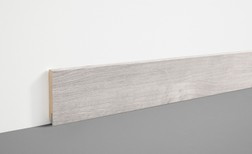 Plinthe  , Mdf, décor Bois gris taupe, h.7.80 x L. 200.00 cm