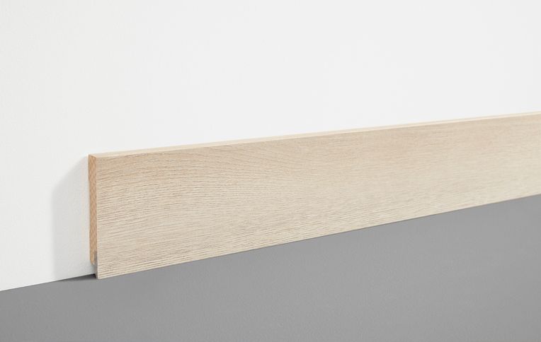Plinthe  , Mdf, décor Bois sable, h.7.80 x L. 200.00 cm