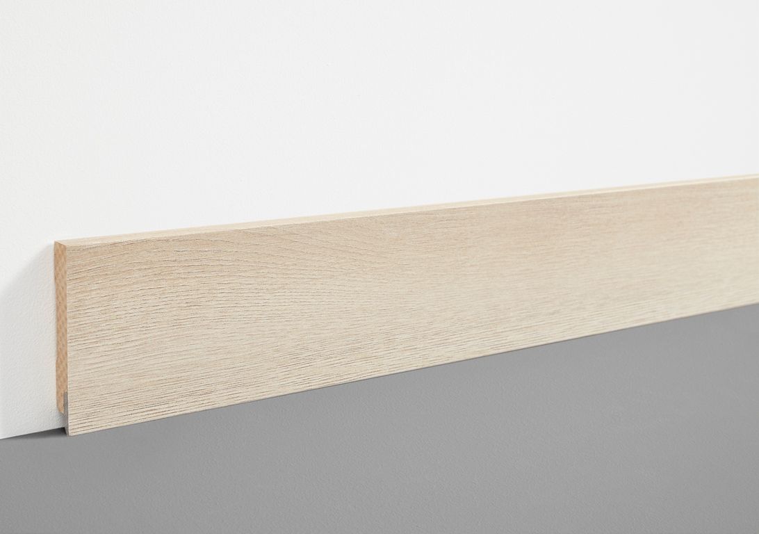 Plinthe  , Mdf, décor Bois sable, h.7.80 x L. 200.00 cm