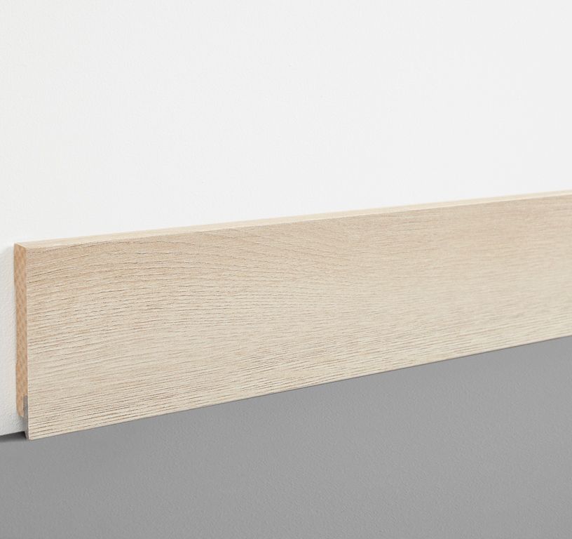 Plinthe  , Mdf, décor Bois sable, h.7.80 x L. 200.00 cm