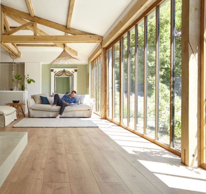 Sol stratifié TRENDTIME6 Parador, aspect Bois scié naturel, lame 24.30 x 220.00 cm