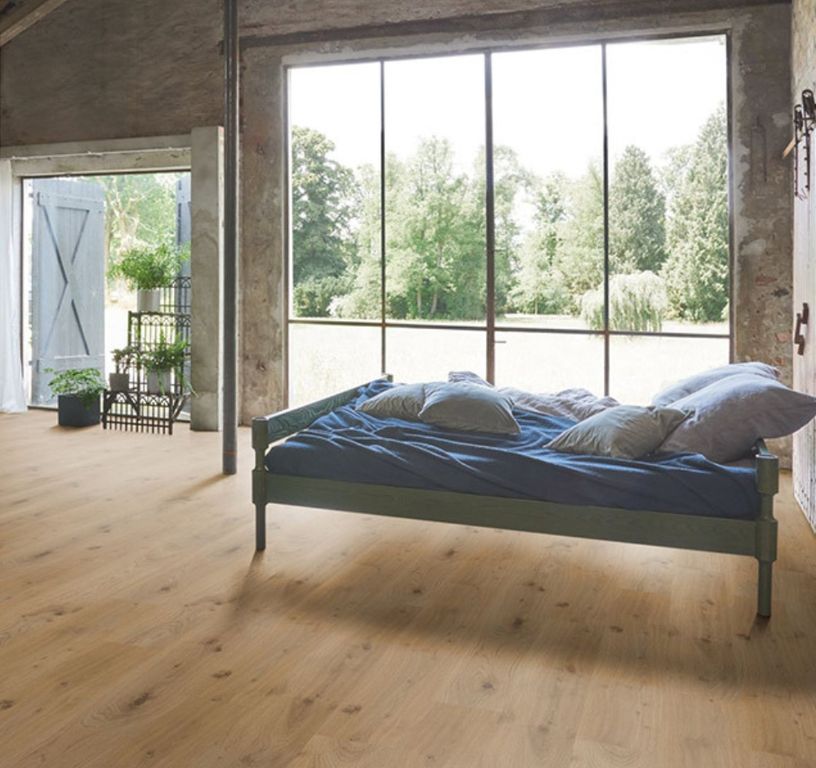 Sol stratifié CLASSIC 1050 V Parador, aspect Bois tradition naturel, lame 19.40 x 128.50 cm