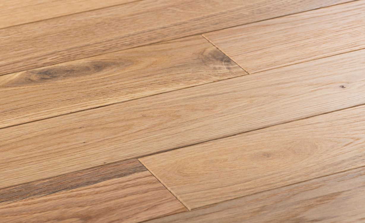 Parquet massif PALACE 90 CHENE AUTHENTIQUE, chêne naturel, huilé, larg. 9.00 cm