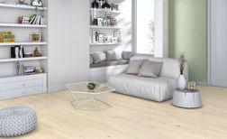 Parquet contrecollé LOFT WOOD 190 CHENE COURANT, chêne naturel, verni, larg. 19.00 cm